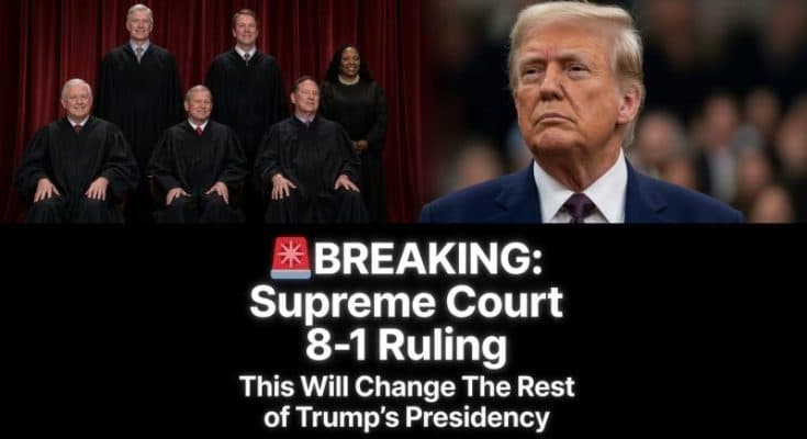 Supreme Court 8-1 Ruling on International Law Liability