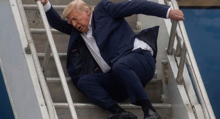 Trump FALLS AGAIN! — White House Doctor Breaks Silence! - QuickStory